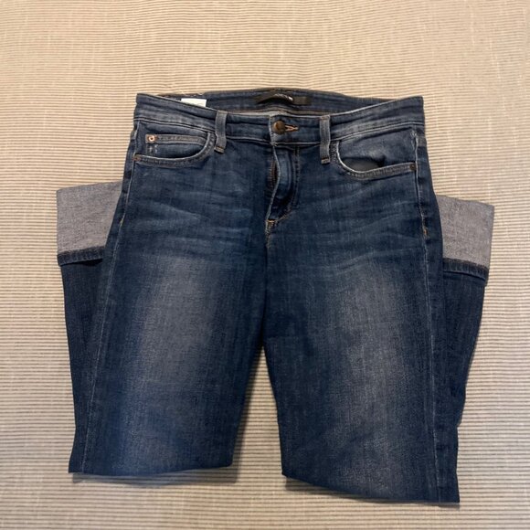 Joe’s Jeans | Cropped/Cuffed Capri | Dark Wash | Size 28 | Excellent Condition - Picture 1 of 3